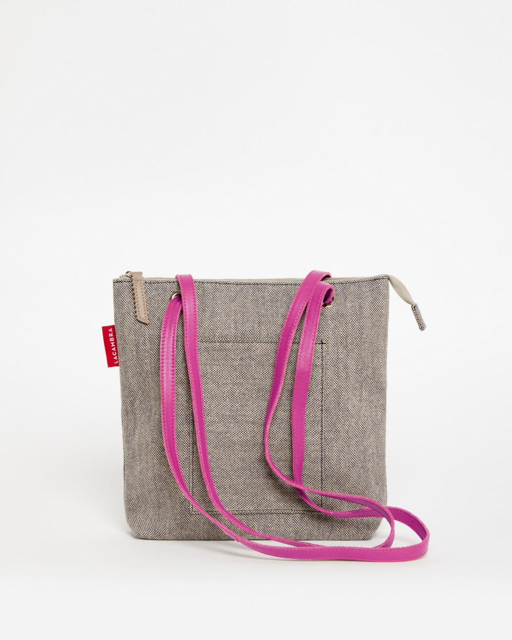 Grey CANVAS Small Tote Backpack