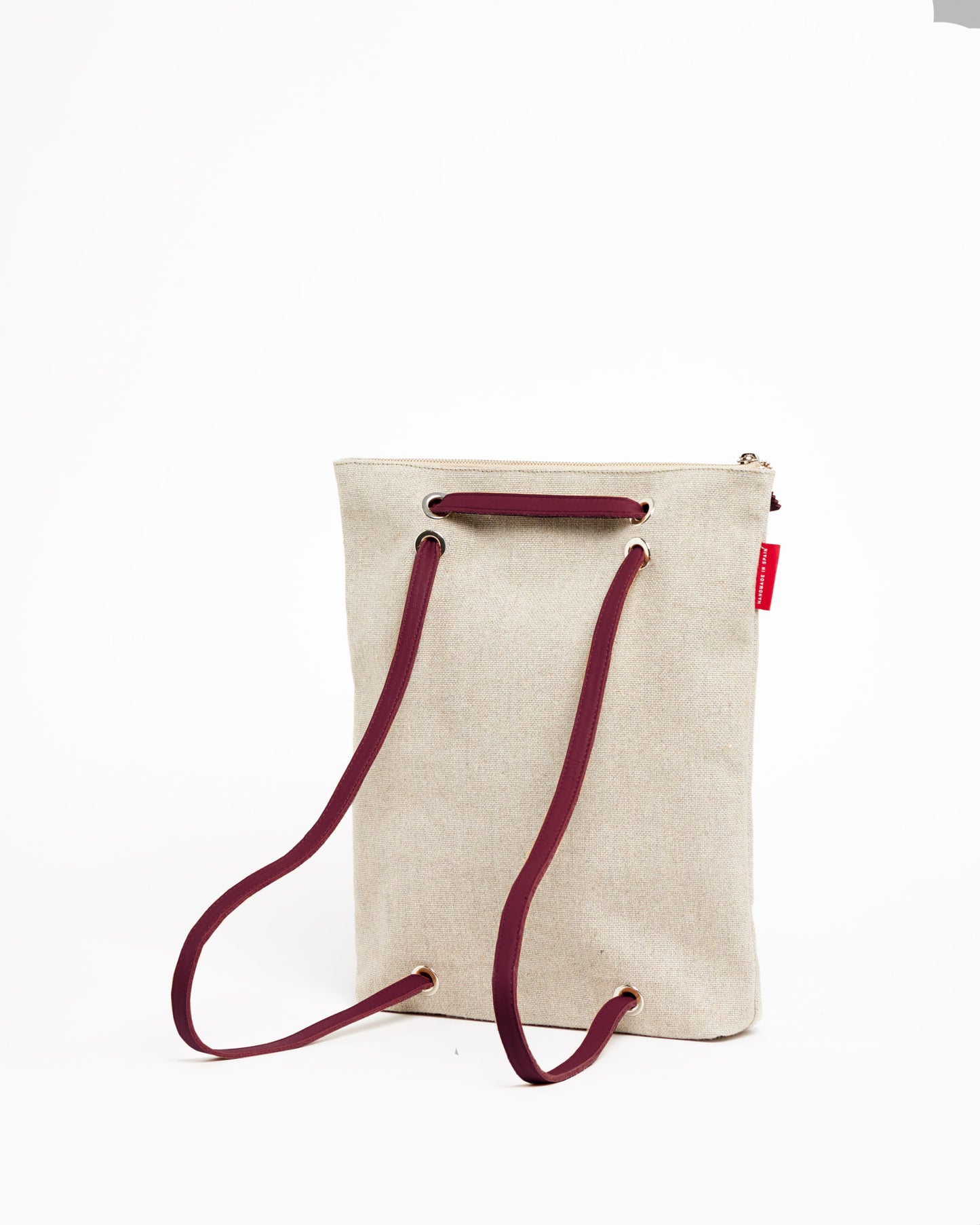 Bolso Mochila LONA BEIGE