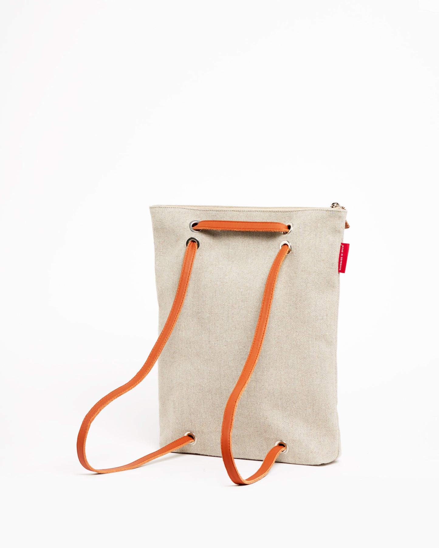 BEIGE CANVAS Backpack Bag