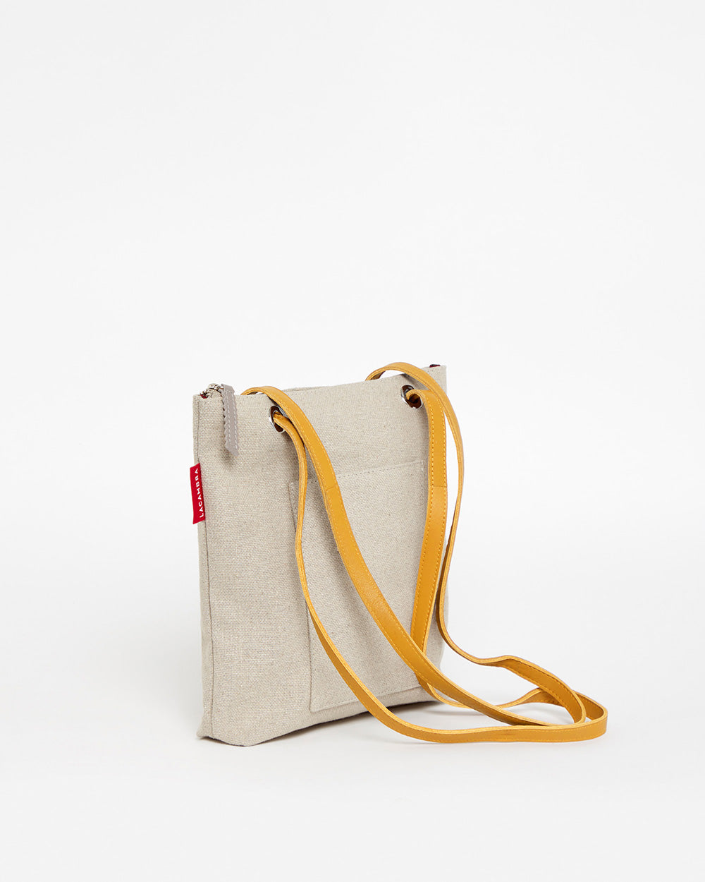 Beige CANVAS Small Tote Backpack