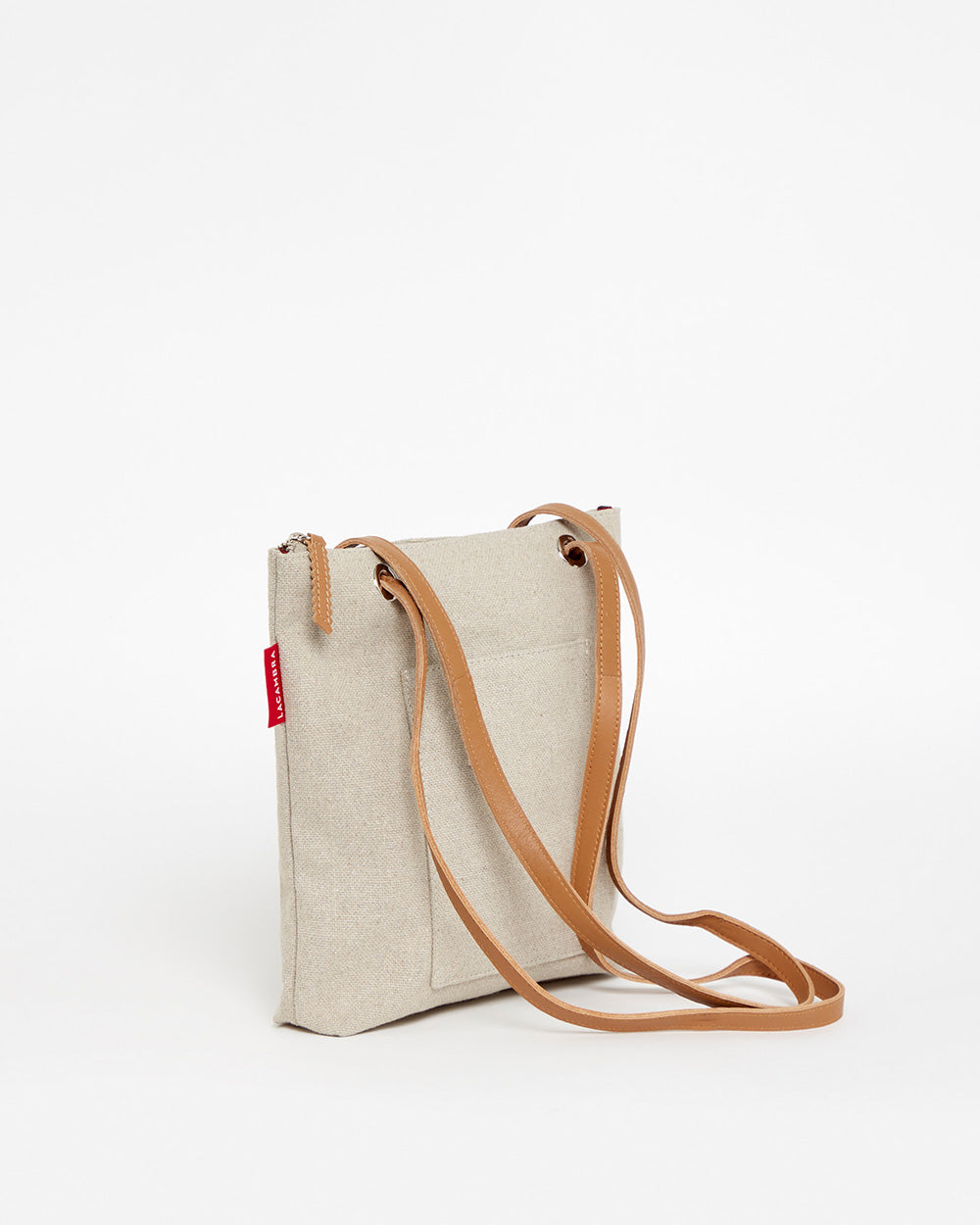 Beige CANVAS Small Tote Backpack