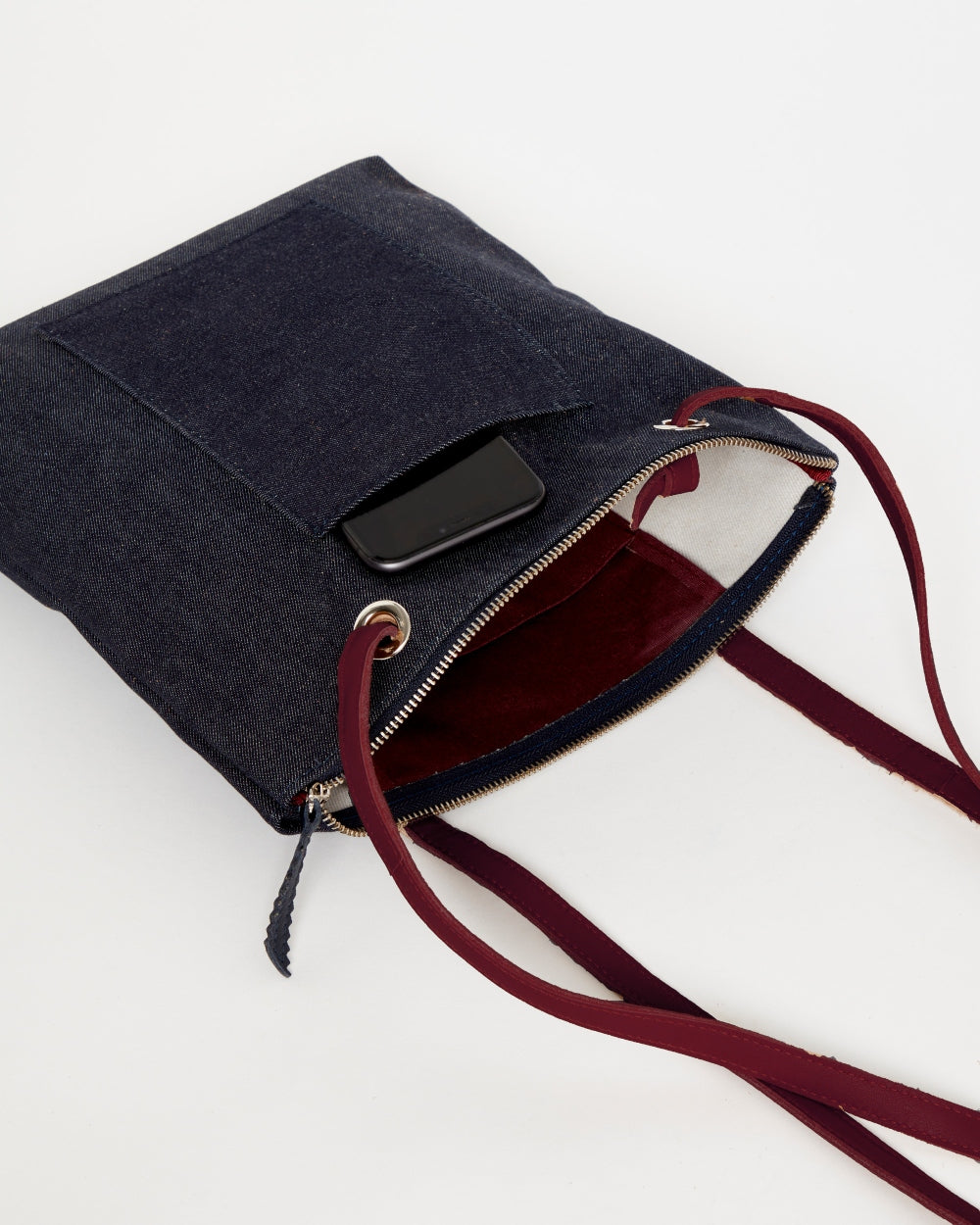 Denim CANVAS Small Tote Backpack