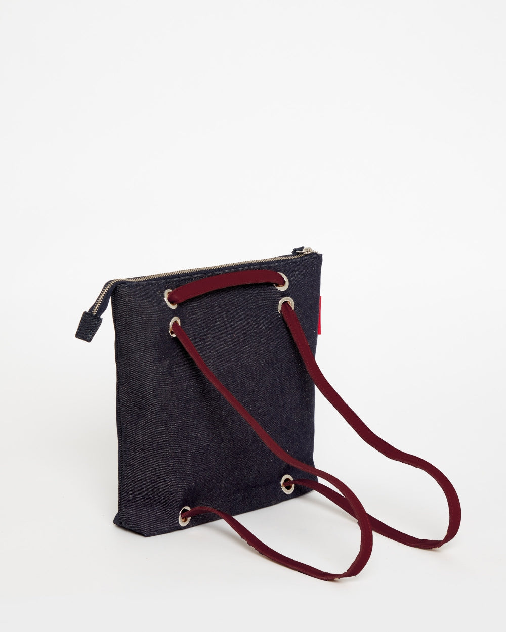 Denim CANVAS Small Tote Backpack