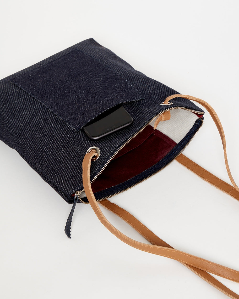 Denim CANVAS Small Tote Backpack