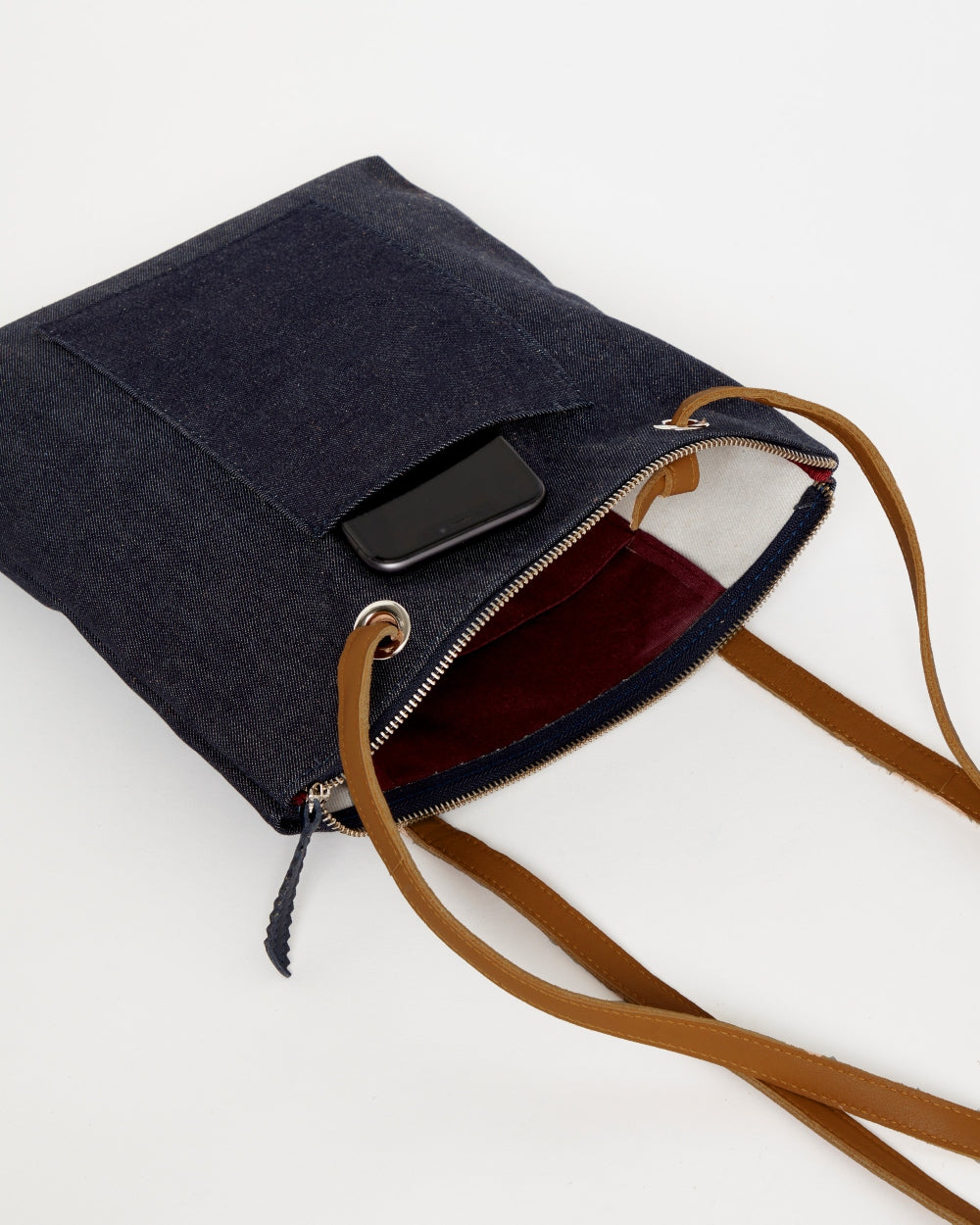 Denim CANVAS Small Tote Backpack