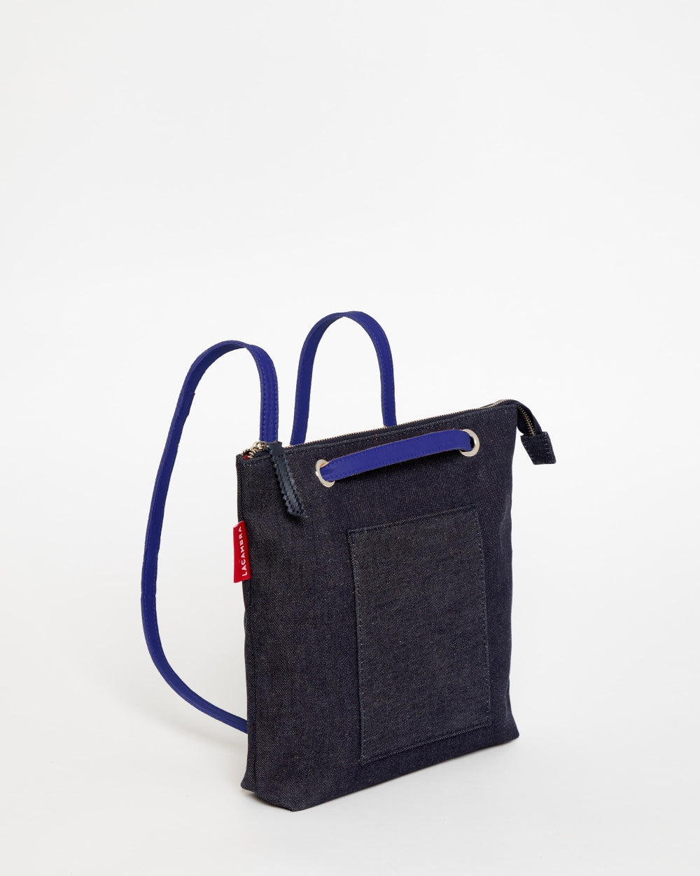 Denim CANVAS Small Tote Backpack