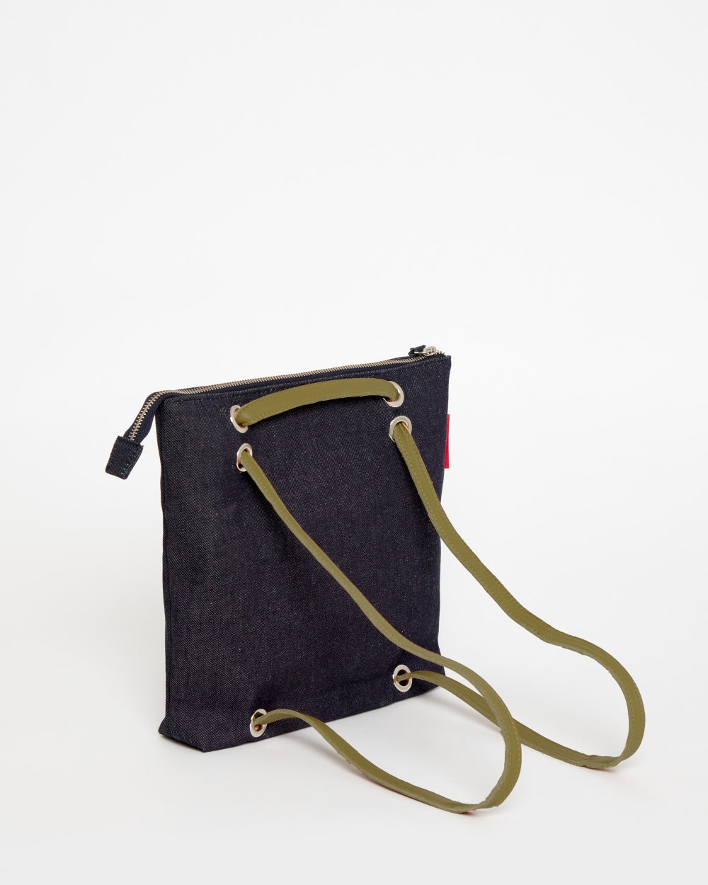 Denim CANVAS Small Tote Backpack