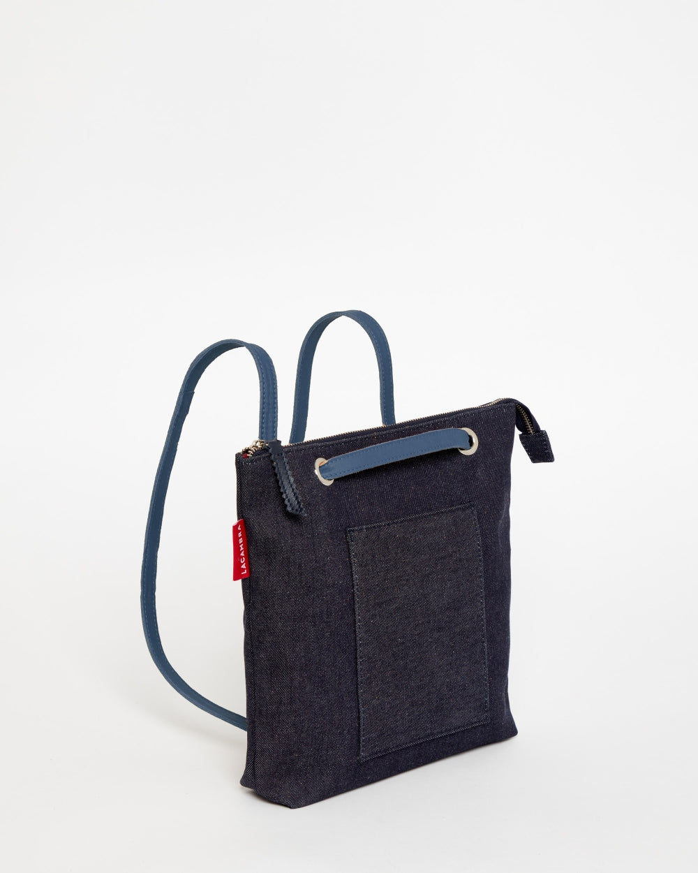 Denim CANVAS Small Tote Backpack