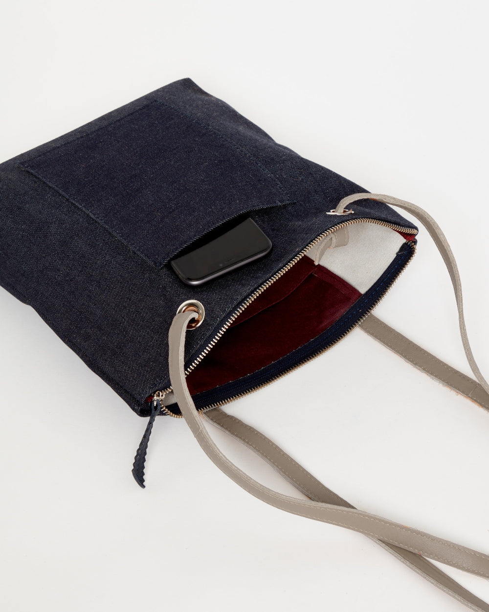 Denim CANVAS Small Tote Backpack