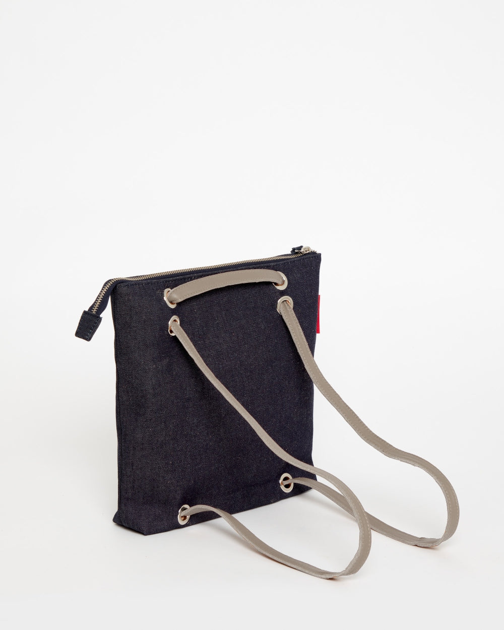 Denim CANVAS Small Tote Backpack