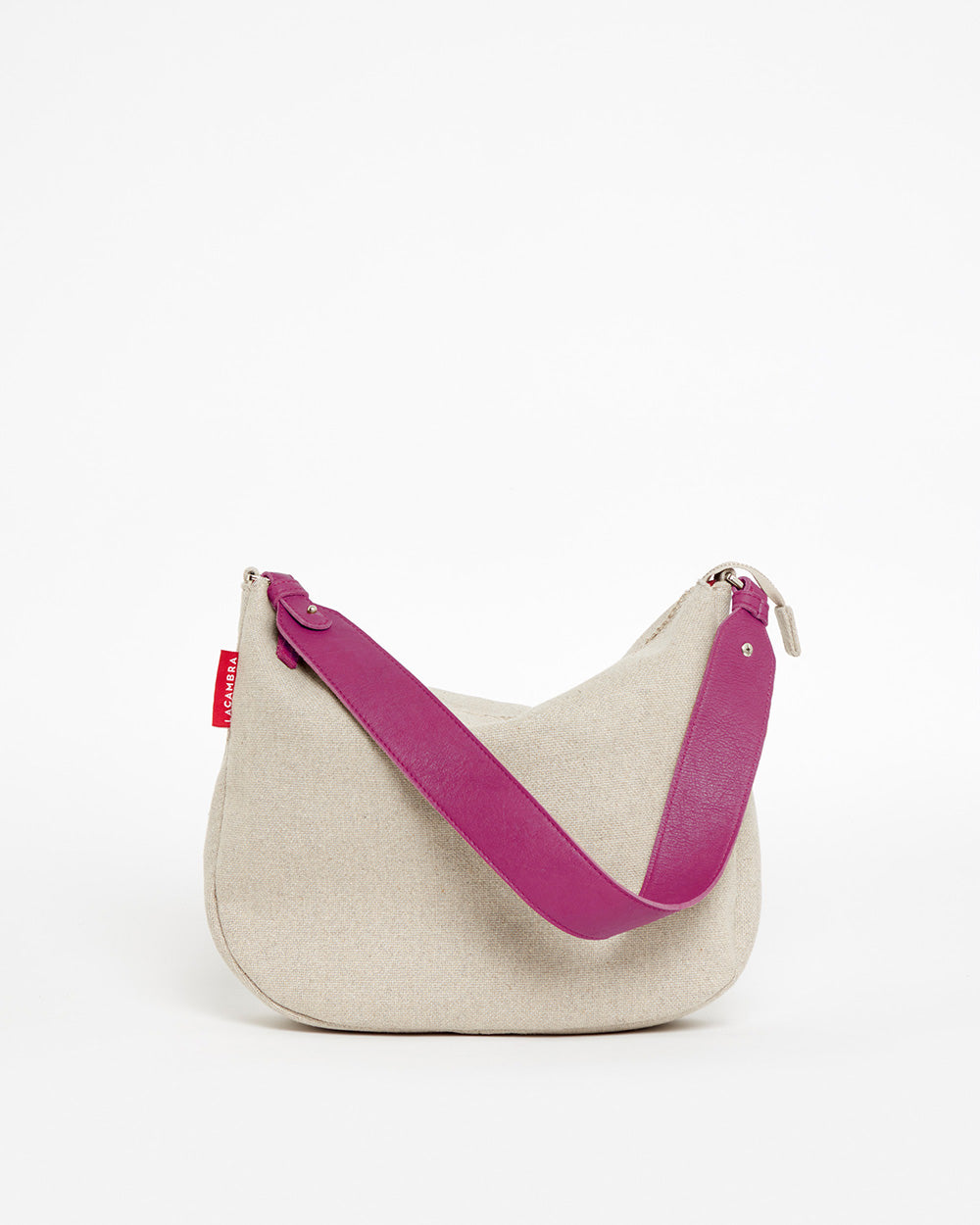 Beige CANVAS Hobo