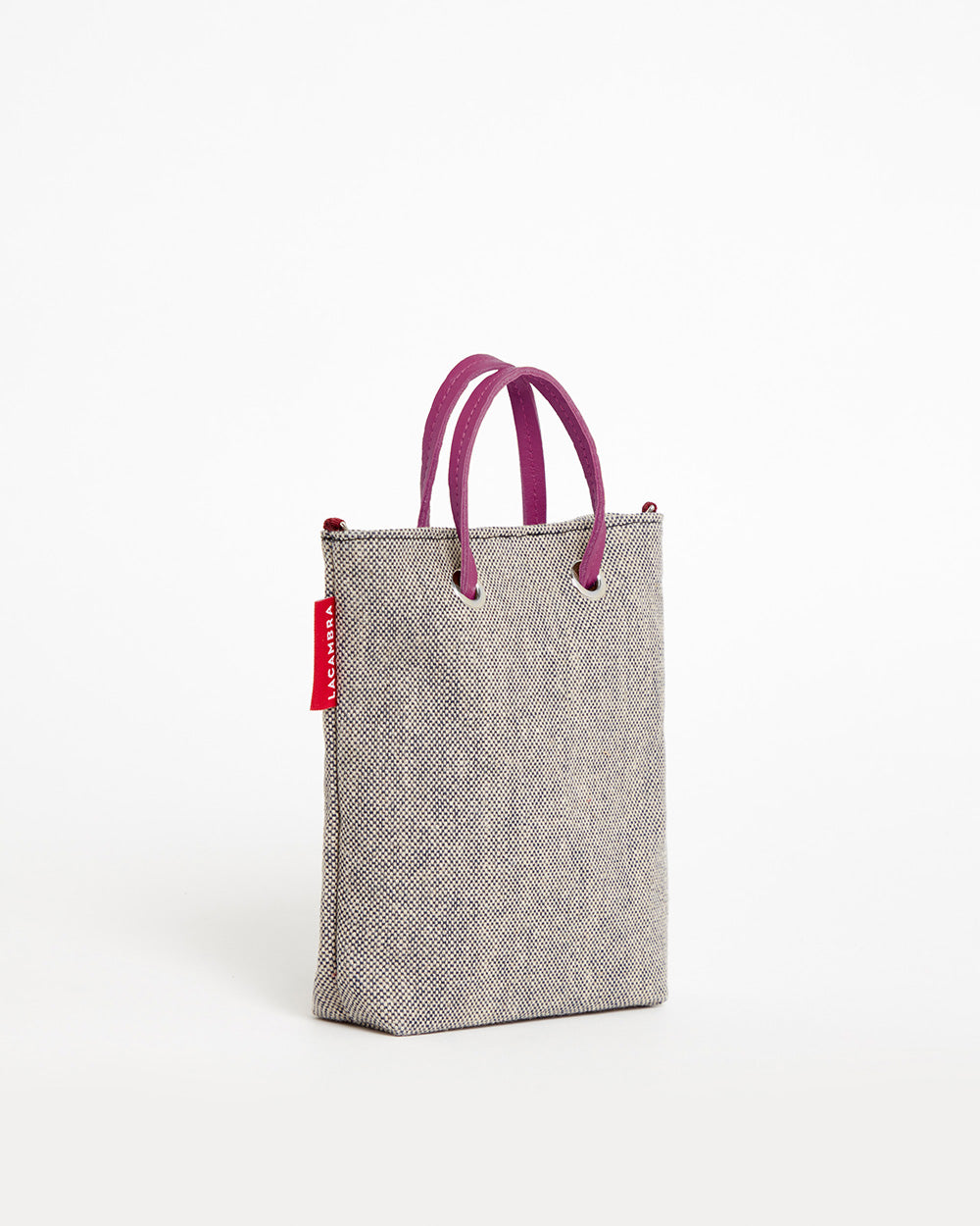 Grey CANVAS Mini Tote