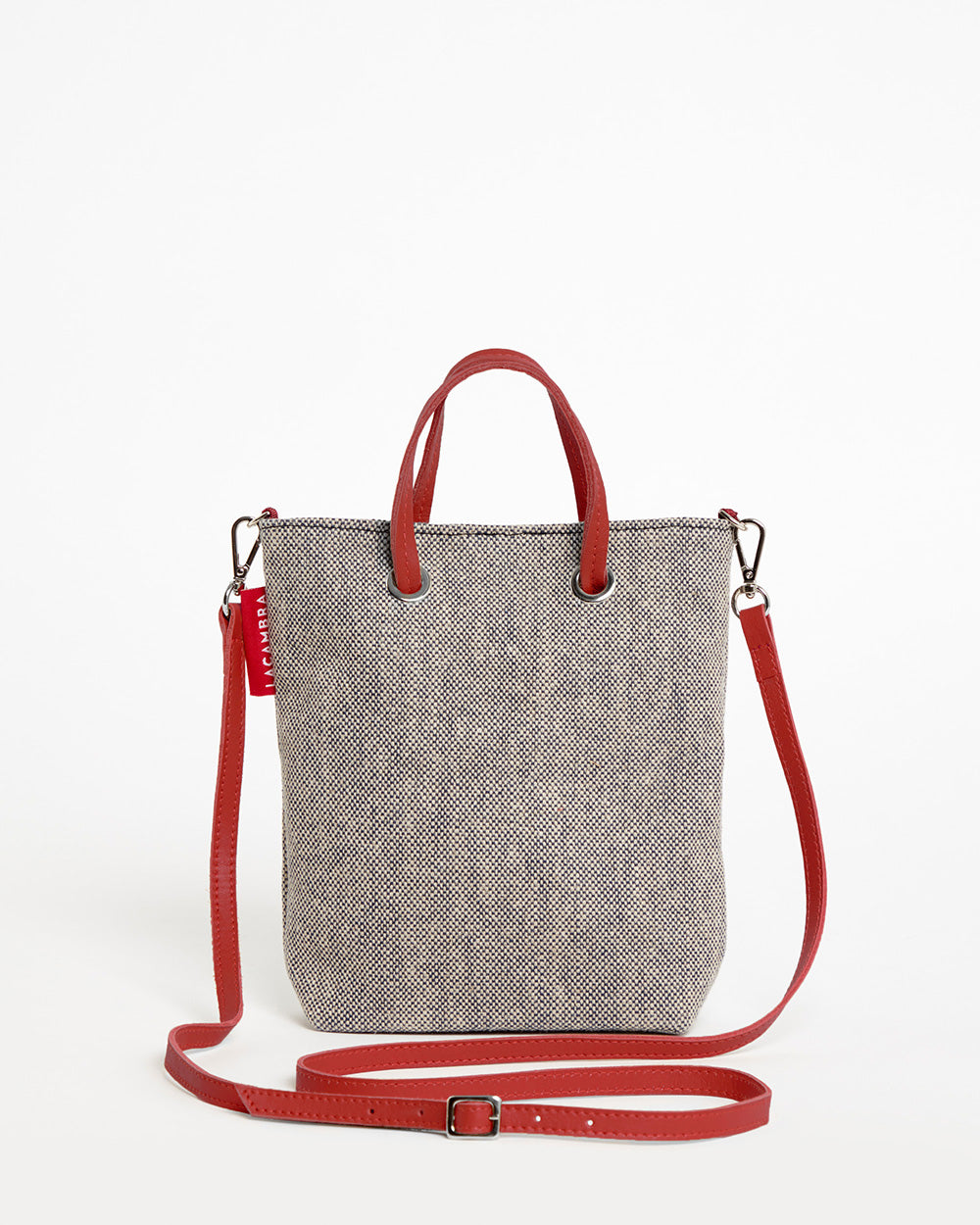 Mini Tote LONA GRIS