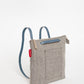 Bolso Mochila Mini LONA GRIS