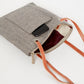 Bolso Mochila Mini LONA GRIS