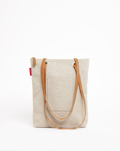 Bolso Mochila LONA BEIGE