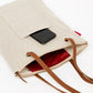 BEIGE CANVAS Backpack Bag