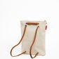 BEIGE CANVAS Backpack Bag