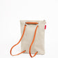 BEIGE CANVAS Backpack Bag