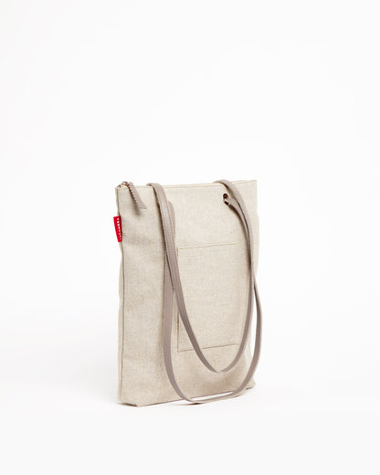 Bolso Mochila LONA BEIGE