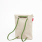 BEIGE CANVAS Backpack Bag