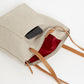 Beige CANVAS Small Tote Backpack