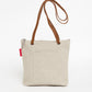 Beige CANVAS Small Tote Backpack