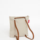 Beige CANVAS Small Tote Backpack