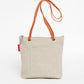 Beige CANVAS Small Tote Backpack