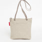 Beige CANVAS Small Tote Backpack