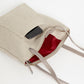 Beige CANVAS Small Tote Backpack