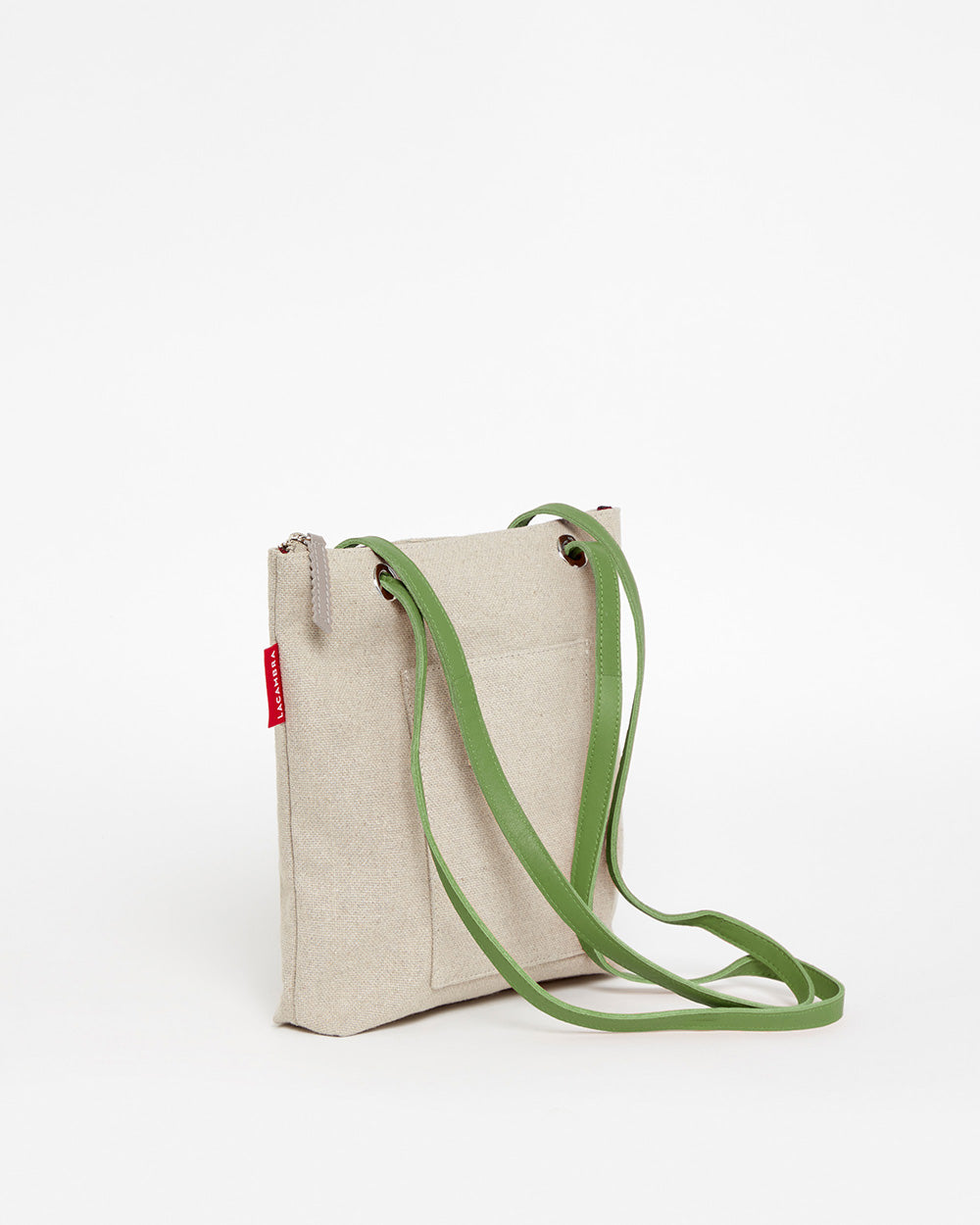 Beige CANVAS Small Tote Backpack