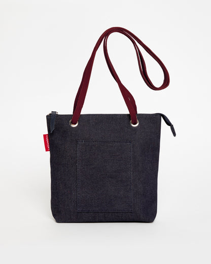 Denim CANVAS Small Tote Backpack