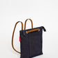 Denim CANVAS Small Tote Backpack