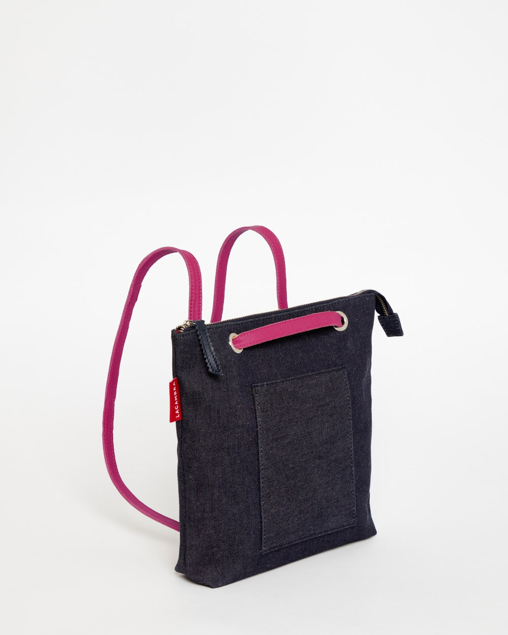Denim CANVAS Small Tote Backpack