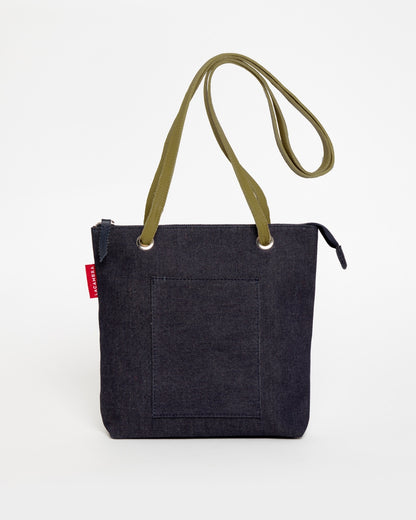 Denim CANVAS Small Tote Backpack