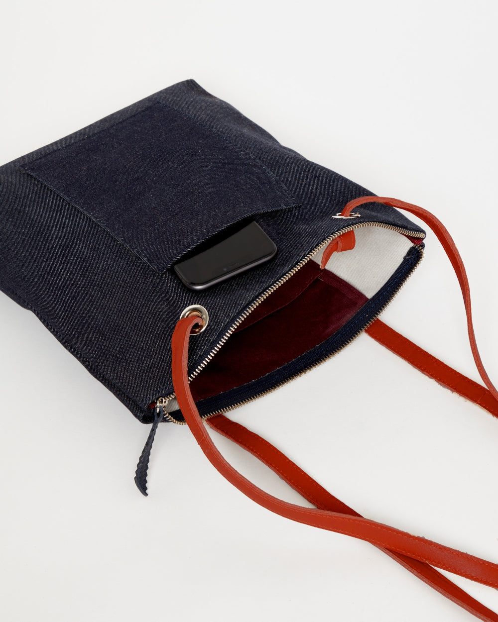 Denim CANVAS Small Tote Backpack