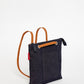 Denim CANVAS Small Tote Backpack