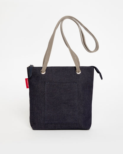 Denim CANVAS Small Tote Backpack