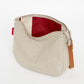 Beige CANVAS Hobo