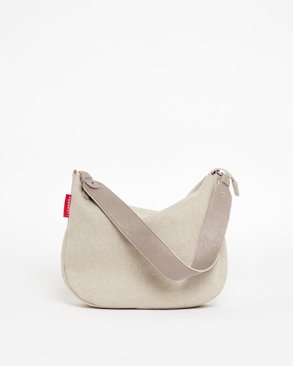 Beige CANVAS Hobo