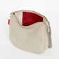 Beige CANVAS Hobo