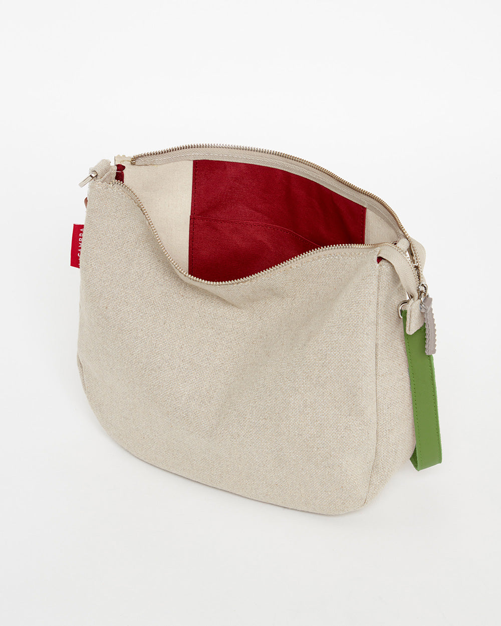 Beige CANVAS Hobo