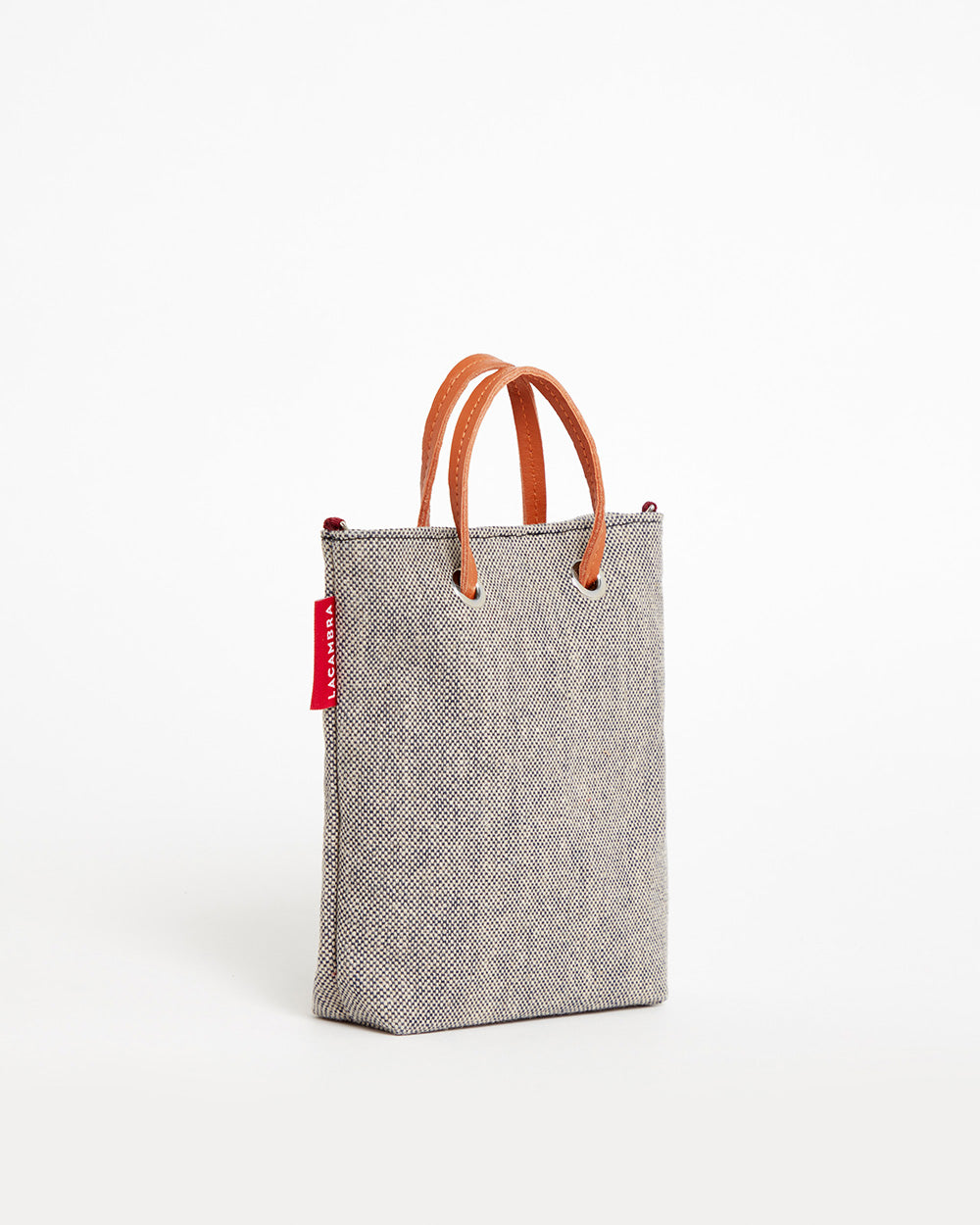 Mini Tote LONA GRIS